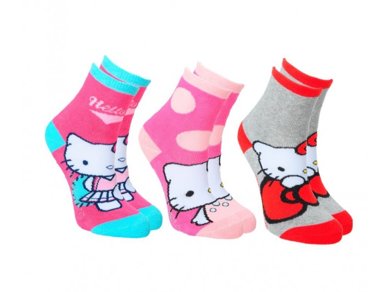 Hello Kitty sokid (3-pakk)