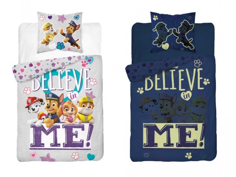 Paw Patrol voodipesukomplekt (pimedas helendav)