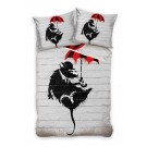 Banksy voodipesukomplekt